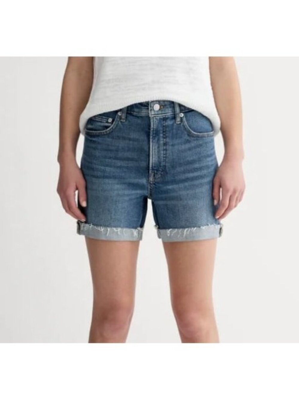 Everlane The Cheeky Jean Short Women's Size 32 in Mid Indigo New With Tags!